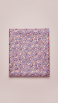 Lavender Silk Dupatta with Hand Embroidery